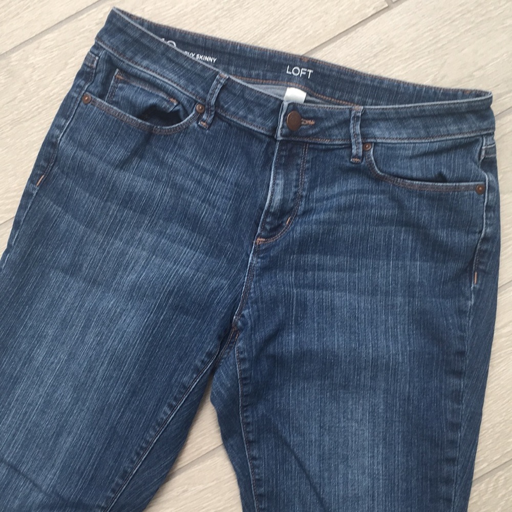 LOFT Curvy Skinny Jeans size 10